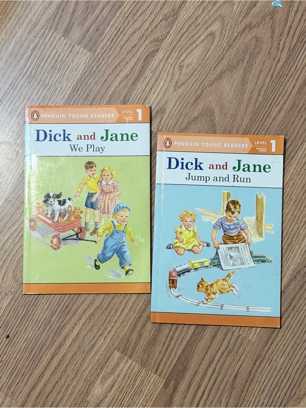Penguin Young Readers "Dick and Jane" Set - Orange, White